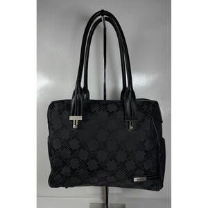 Tumi Signature Collection Tote Bag Double Handle Purse Black Travel Everyday